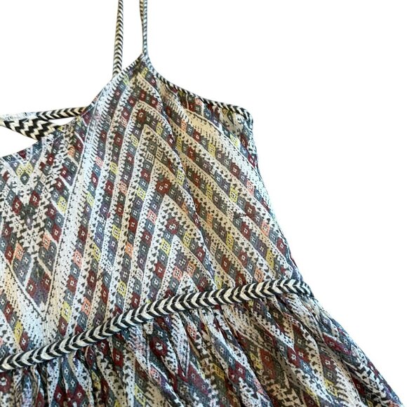 Free People Periscope Mini Babydoll Dress Spaghetti Strap Cutout Back Size Small - Picture 3 of 13